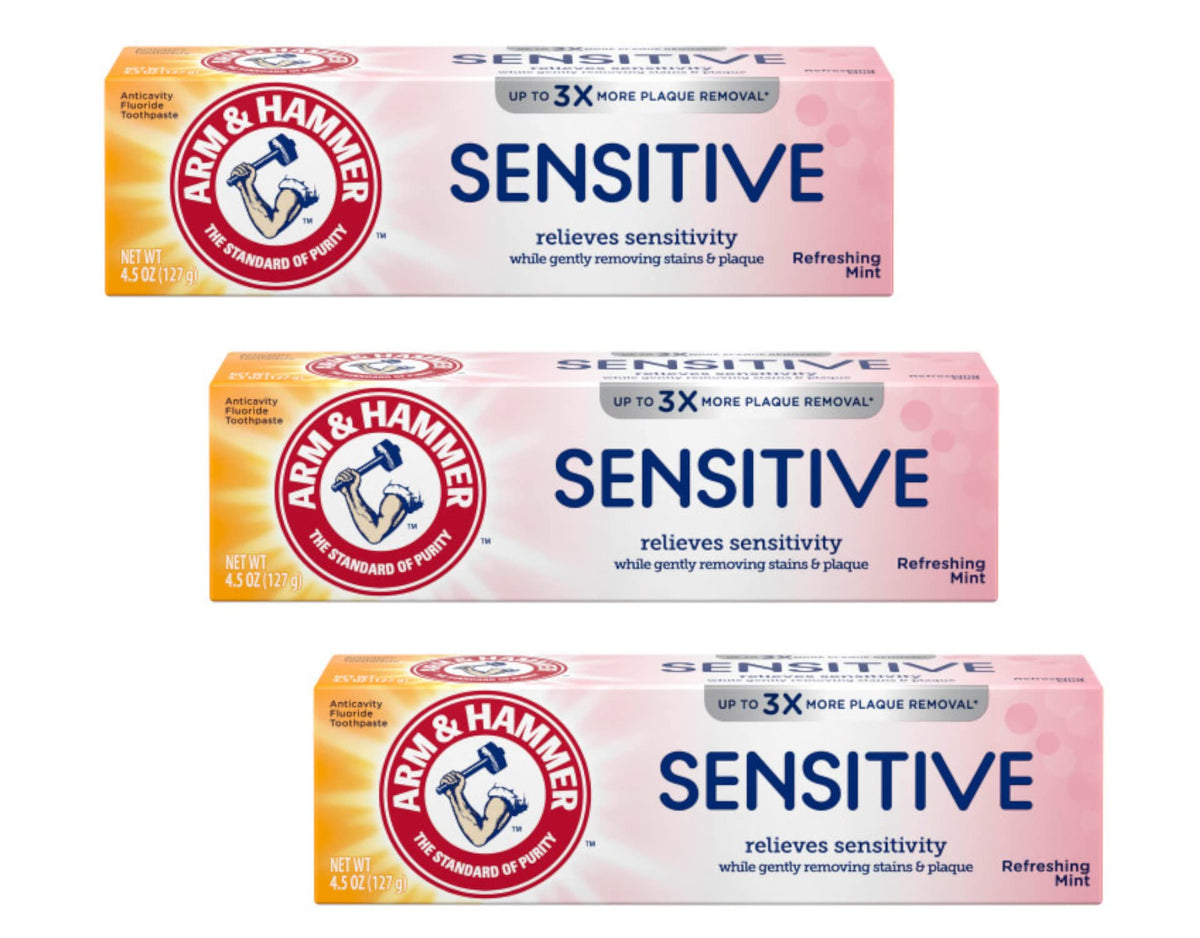 Arm & Hammer pasta dientes sensibles menta, alivio suave al cepillarse