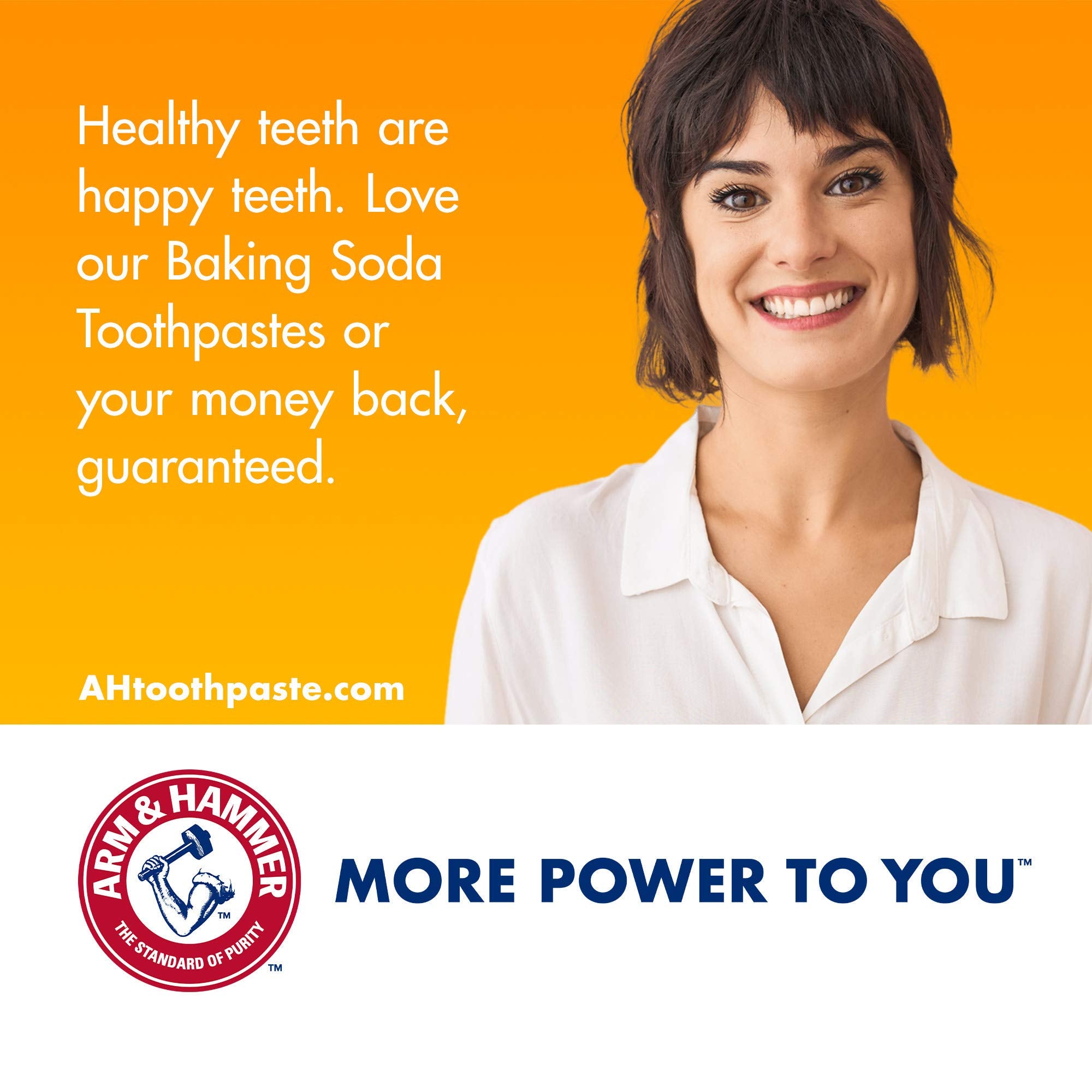Arm & Hammer Peroxicare, baja abrasividad para esmalte suave.