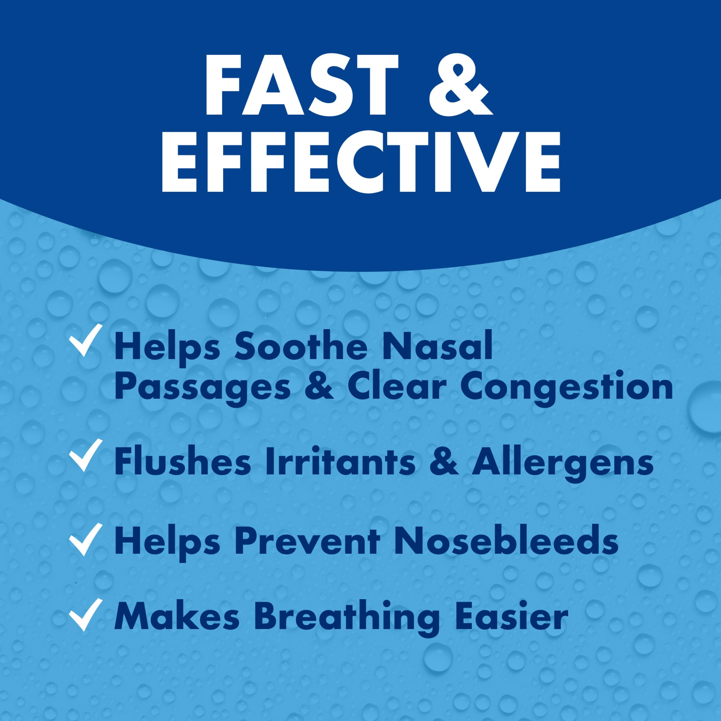 Niebla suave de ARM & HAMMER Salina Simple para alivio rápido.