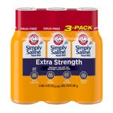 Arm & Hammer Simply Saline Extra Strength, rociador nasal en botella, alivio de congestión sin irritación.