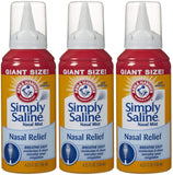 Arm & Hammer Simply Saline spray nasal gigante para humectar y aliviar la congestión cotidiana