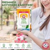 Toallitas Arm & Hammer en bolsa de gimnasio listas para usar.