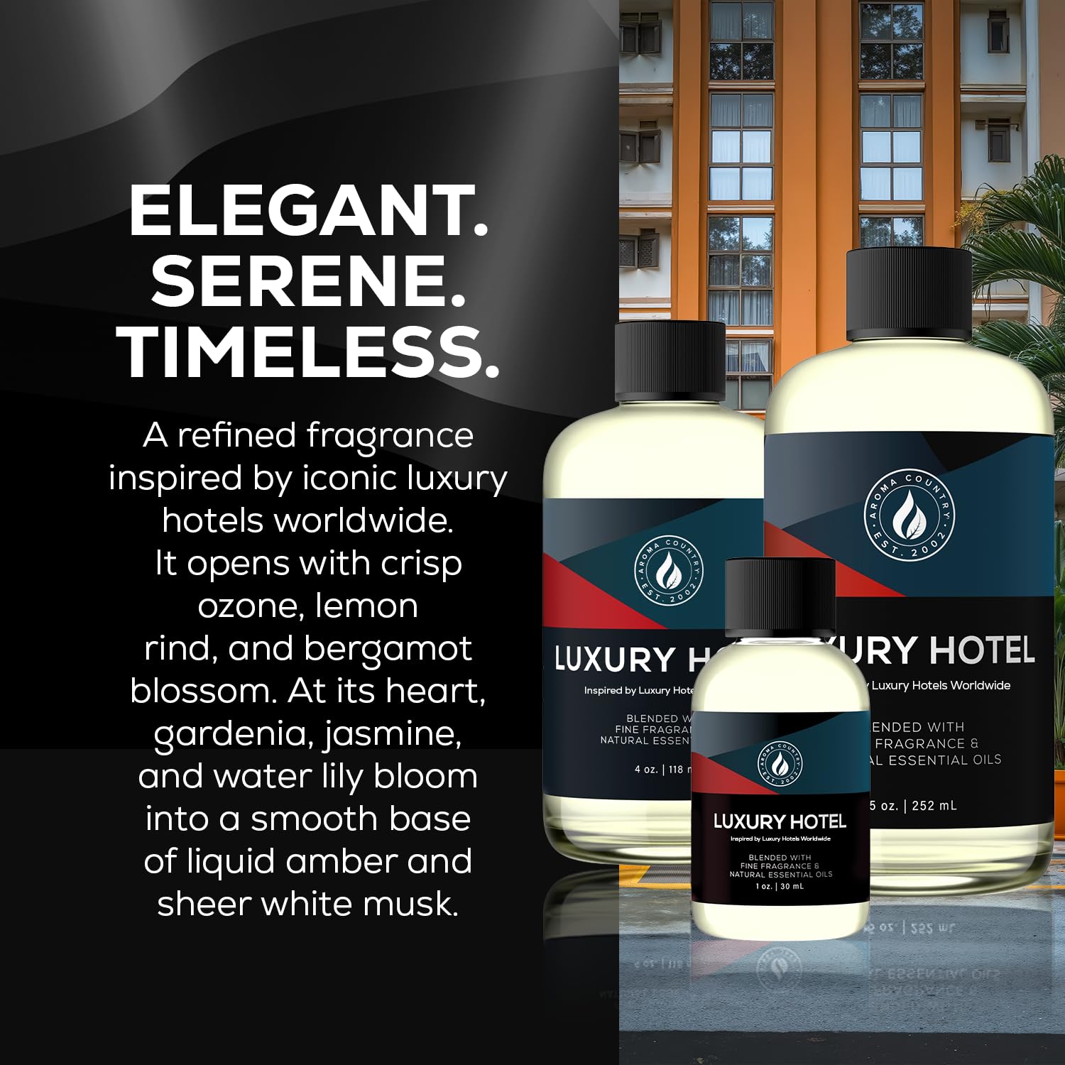 AROMA COUNTRY Ritzy, fragancia-gardenia, perfuma ambientes con notas florales.