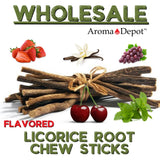 Aroma Depot Regaliz Fresa Stick, sabor fresa destaca en cada bocado