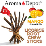 Aroma Depot raíz de regaliz 100% natural para un sabor auténtico.
