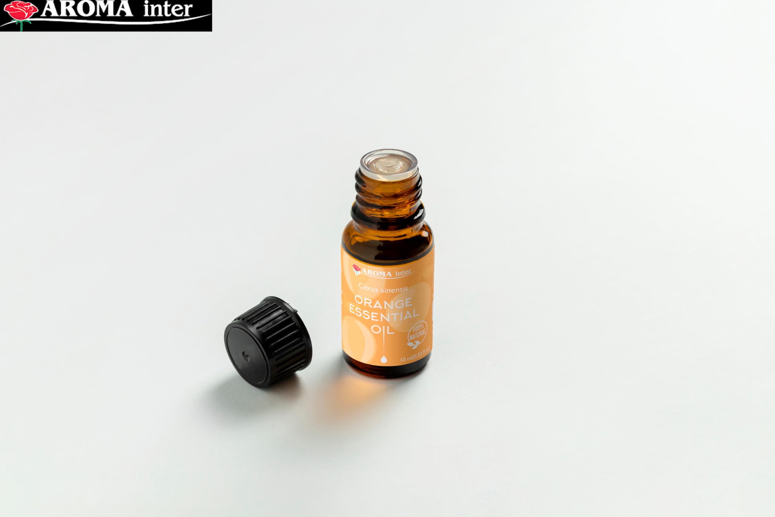 Aroma Inter Naranja: botella para difusor, aroma cítrico y energizante.