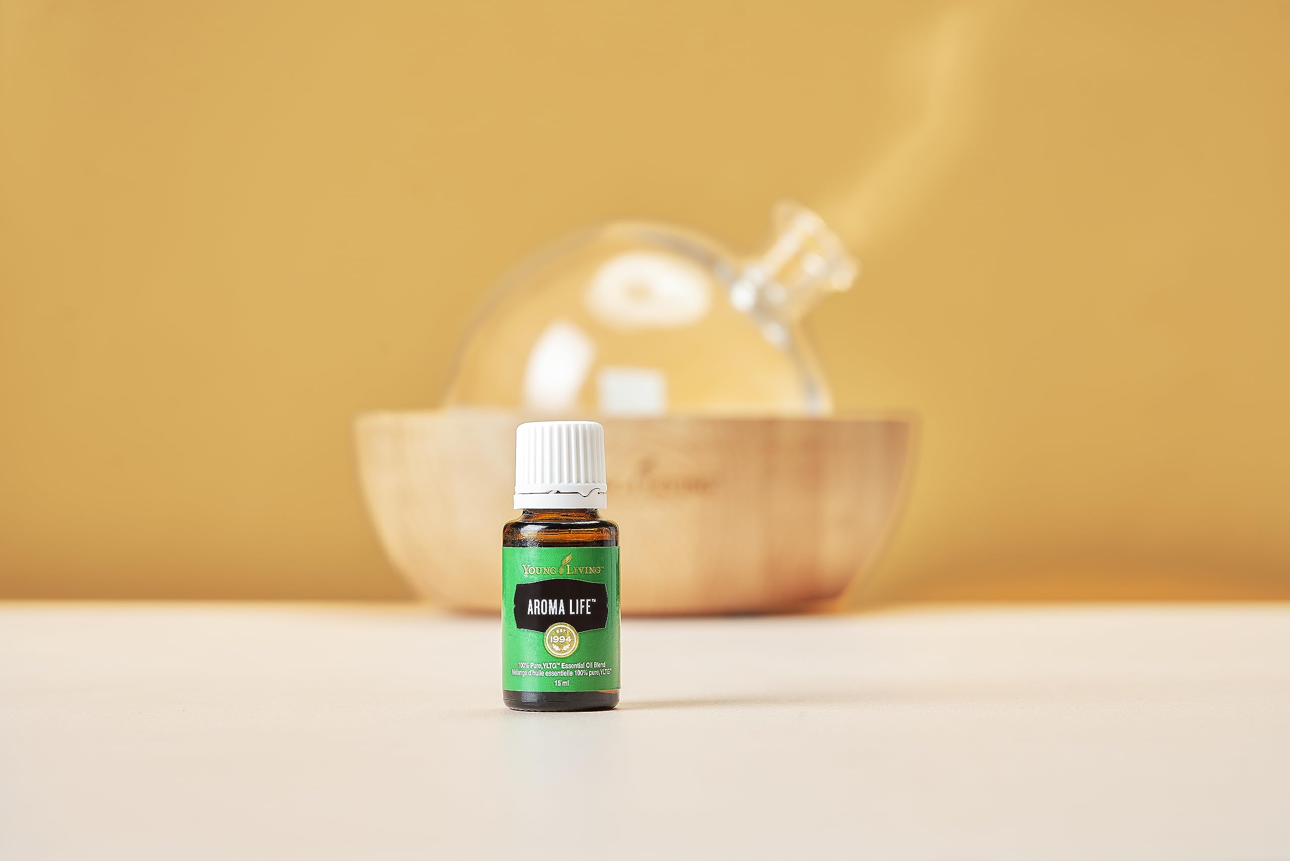 Aroma Life: botella de 15 ml para uso en difusor o masaje.