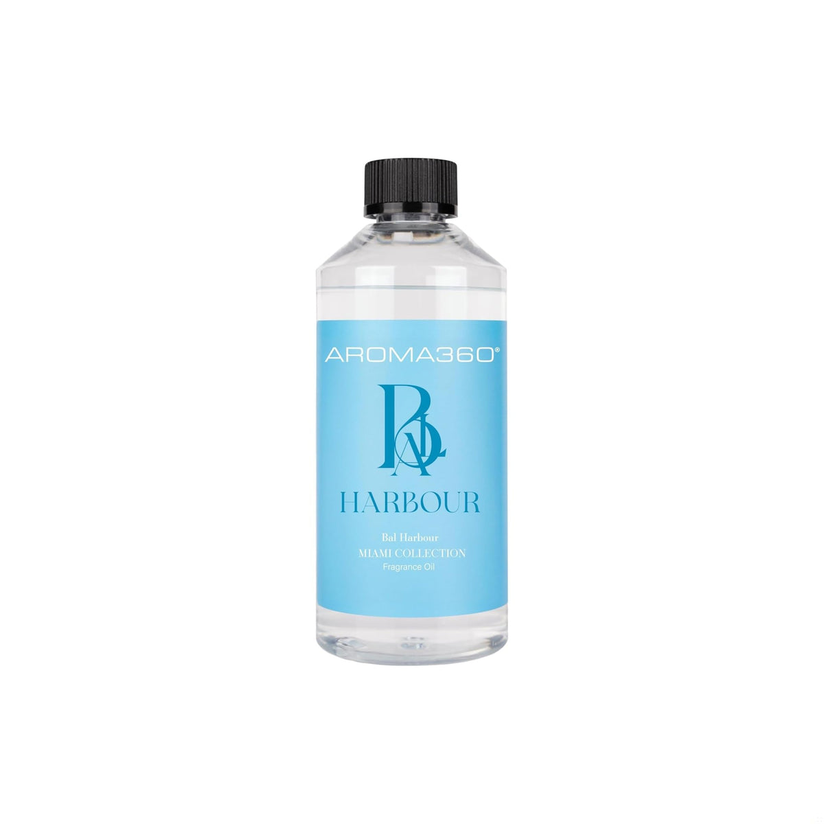 Aroma360 Bal Harbor: frasco de aceite para difusor, notas cítricas y especiadas para un ambiente elegante