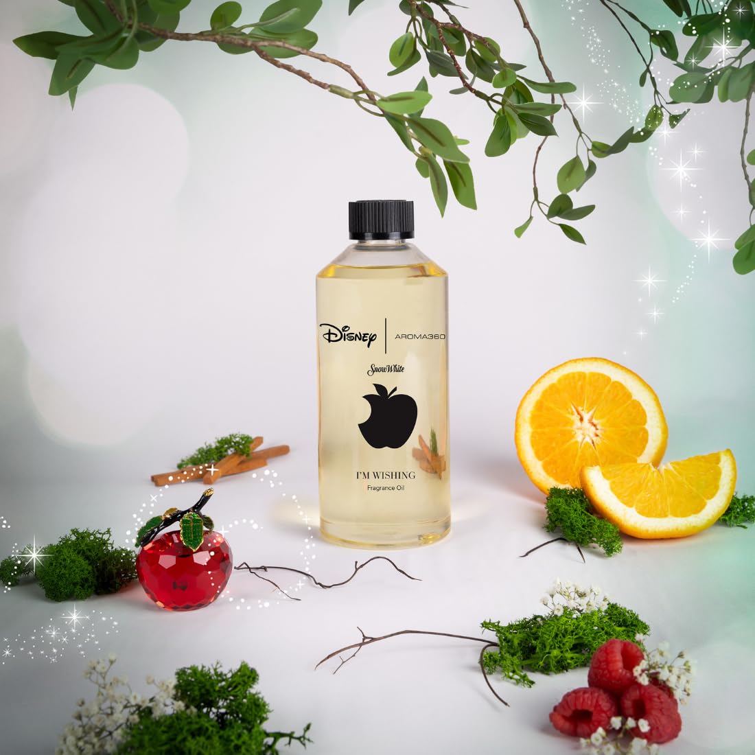 Aroma360 Blancanieves detalle frasco elegante