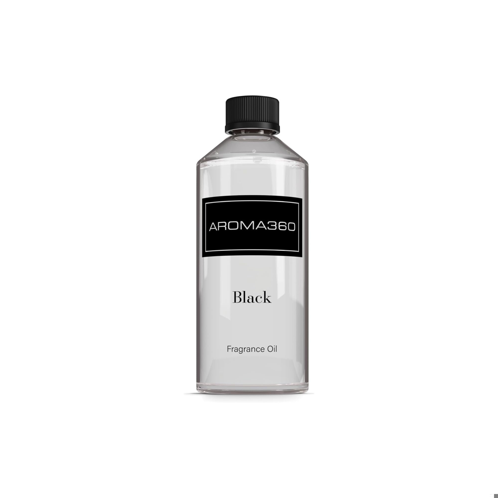 Aroma360 botella de aceite negro, perfuma con elegancia en cualquier sala