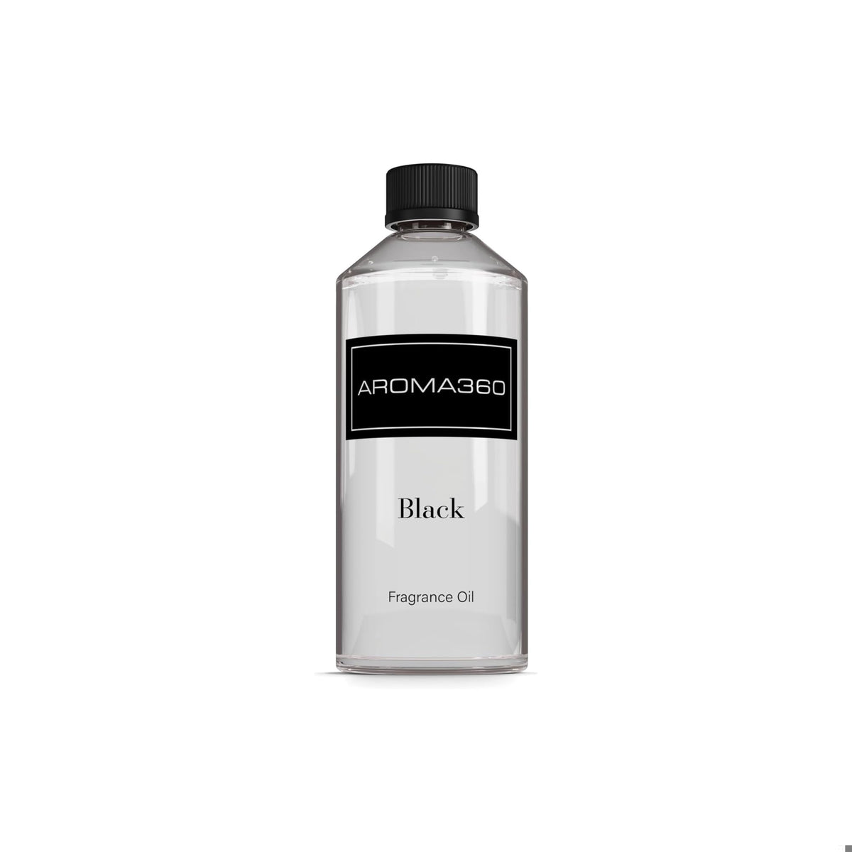Aroma360 botella de aceite negro, perfuma con elegancia en cualquier sala