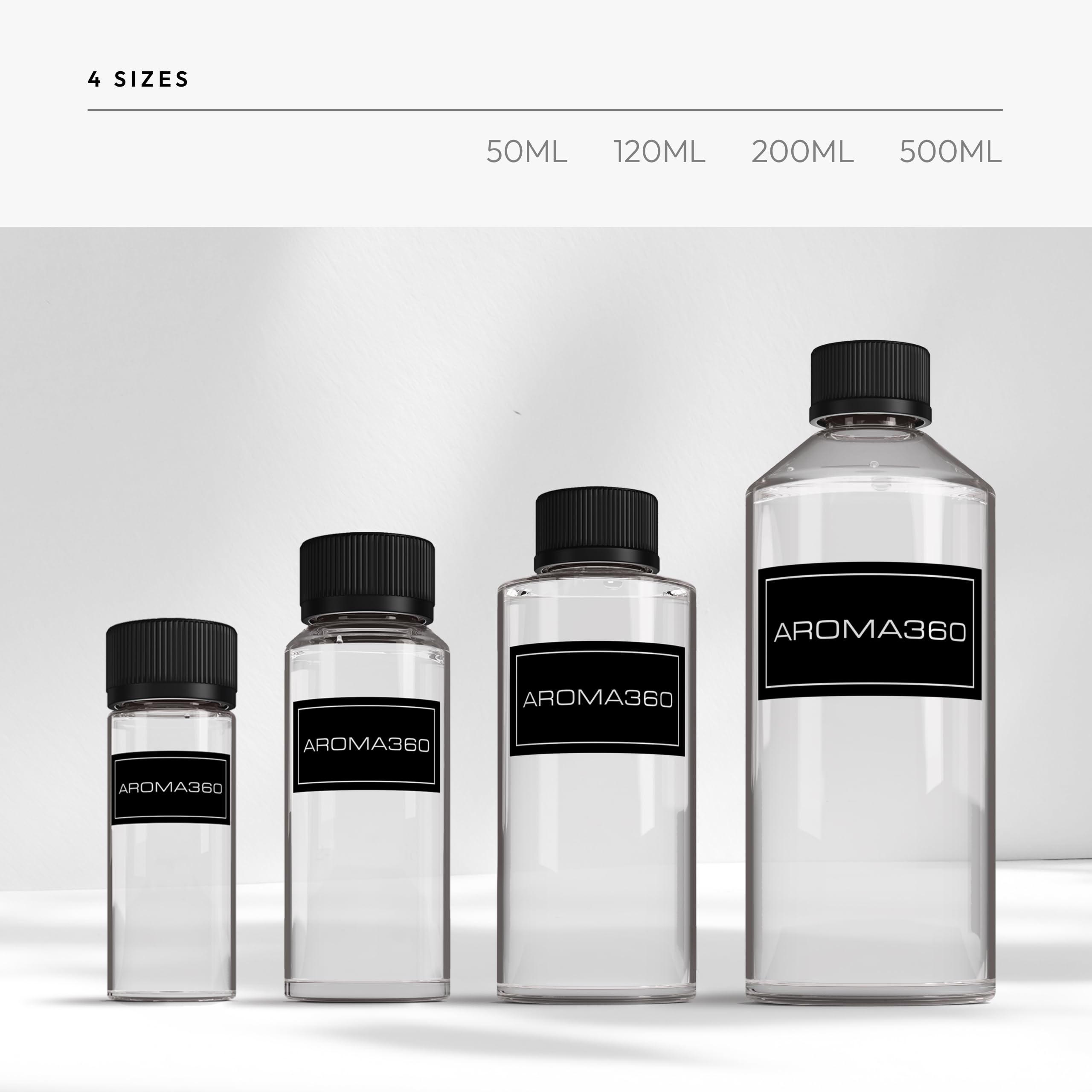 Aroma360 Chandelier formato 500 mL facilita rellenar difusores.