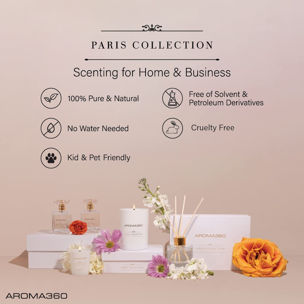 Aroma360 Chandelier Paris vela azafrán para cena especial
