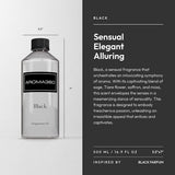 Aroma360 difusor de aceite negro, difusión prolongada para un ambiente sofisticado