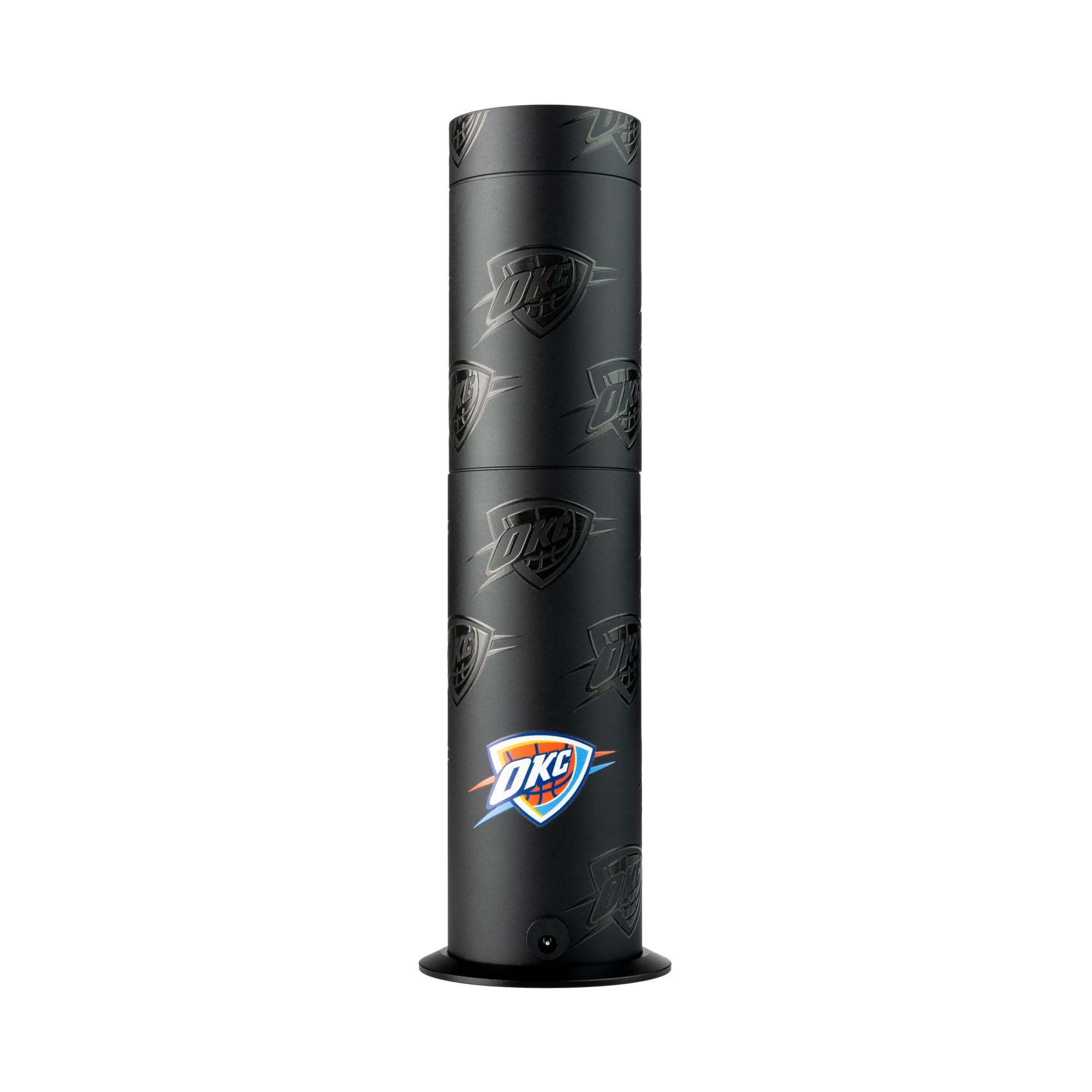 Difusor Aroma360 con acabado de aluminio y estilo NBA para oficinas y hogares