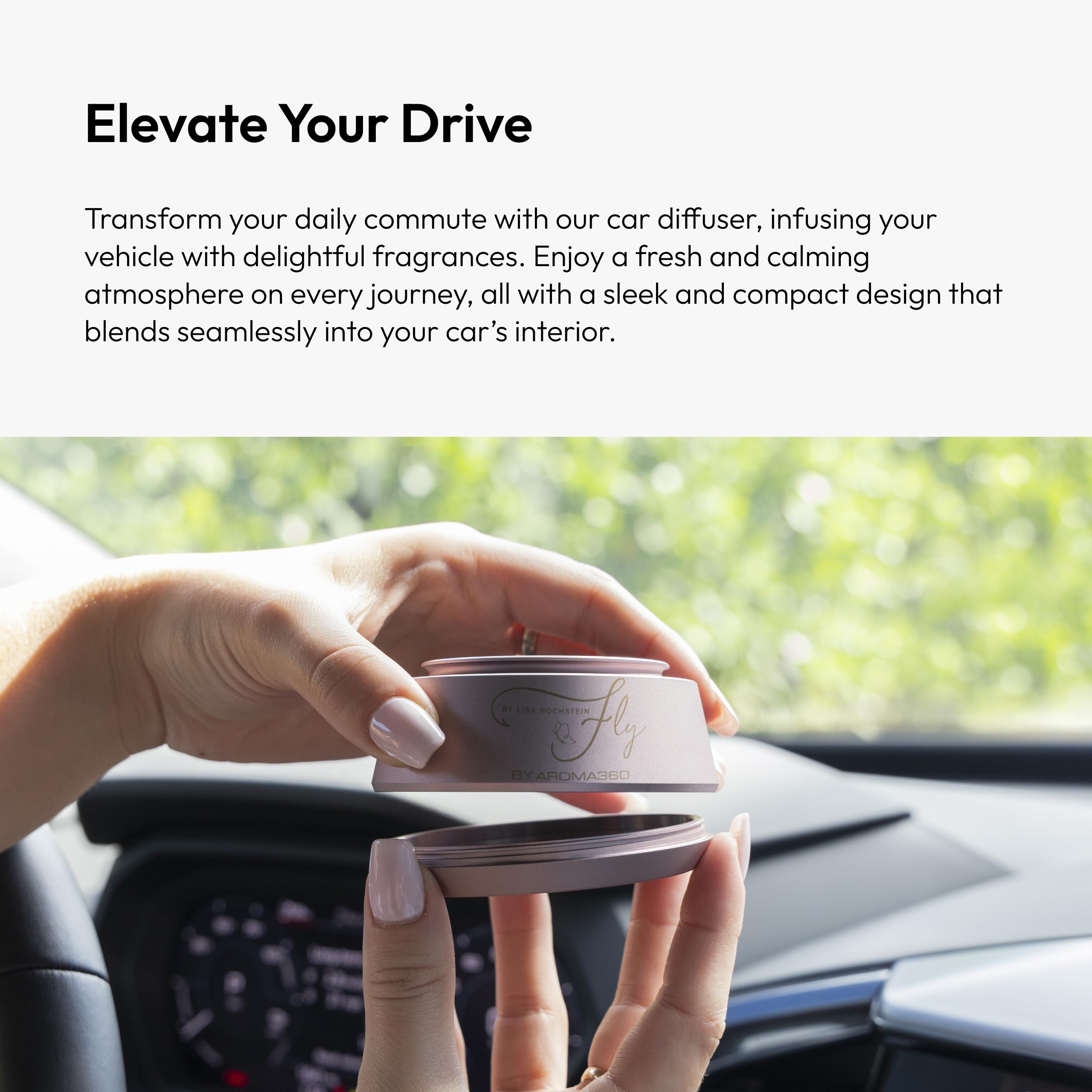 Aroma360 Fly, cartuchos intercambiables, cambia fragancias fácilmente
