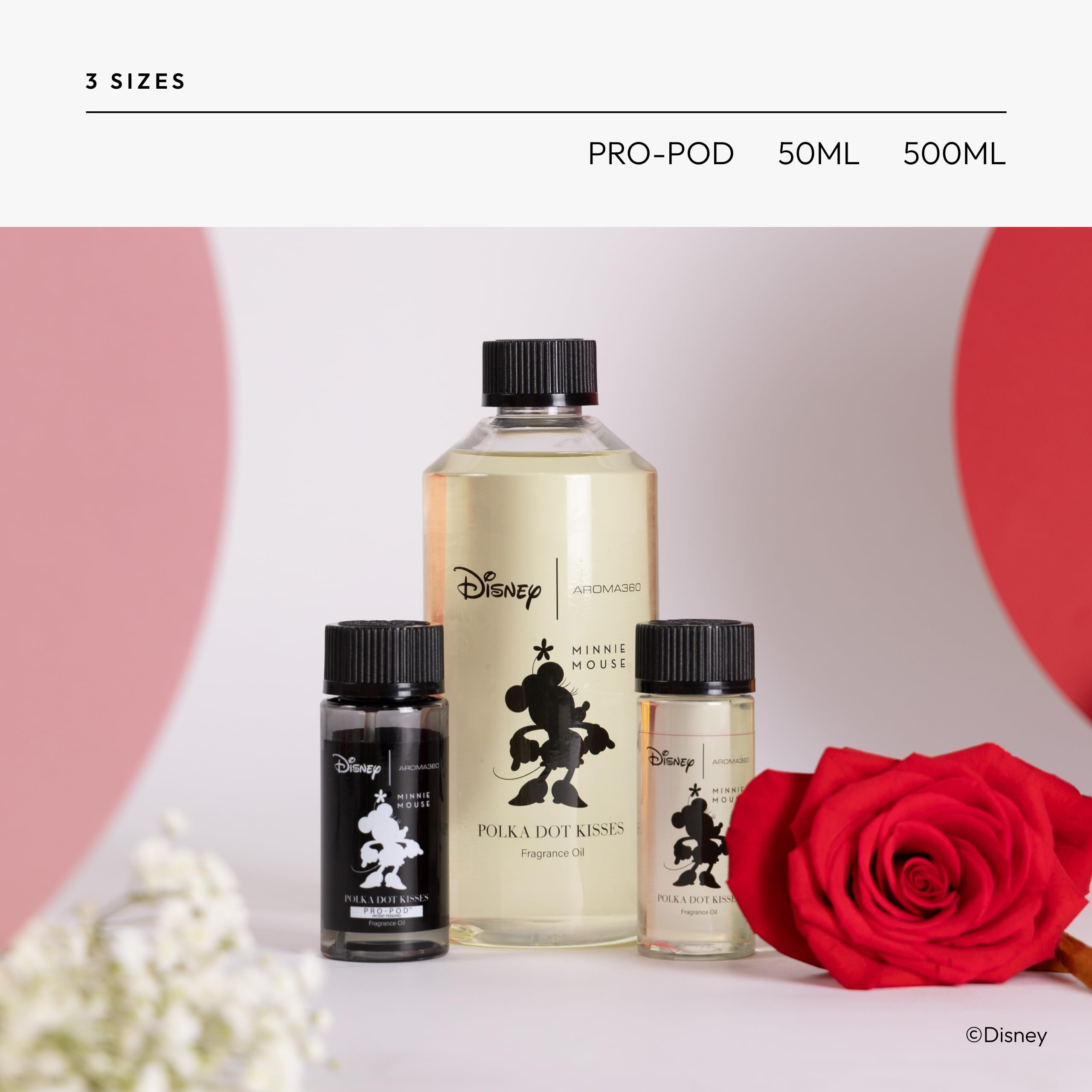 Aroma360 Disney Polka Dot Kisses: uso en cualquier espacio para un toque elegante diario.