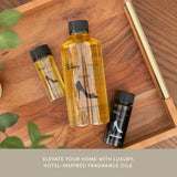 Aroma360 botella de fragancia para difusor, diseño elegante.