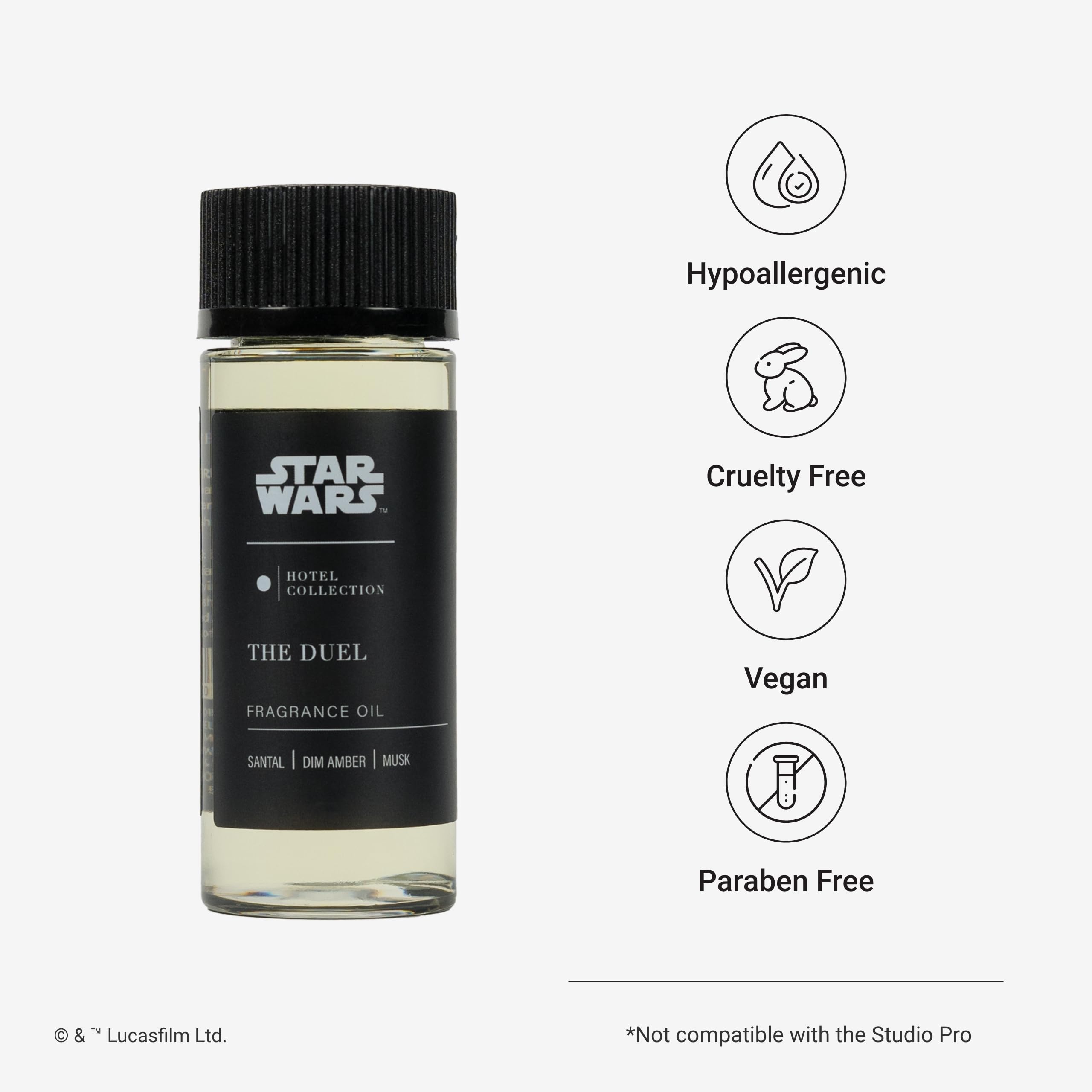 Aroma360 Duelo: fragancia sándalo, iris y oud para experiencias galácticas