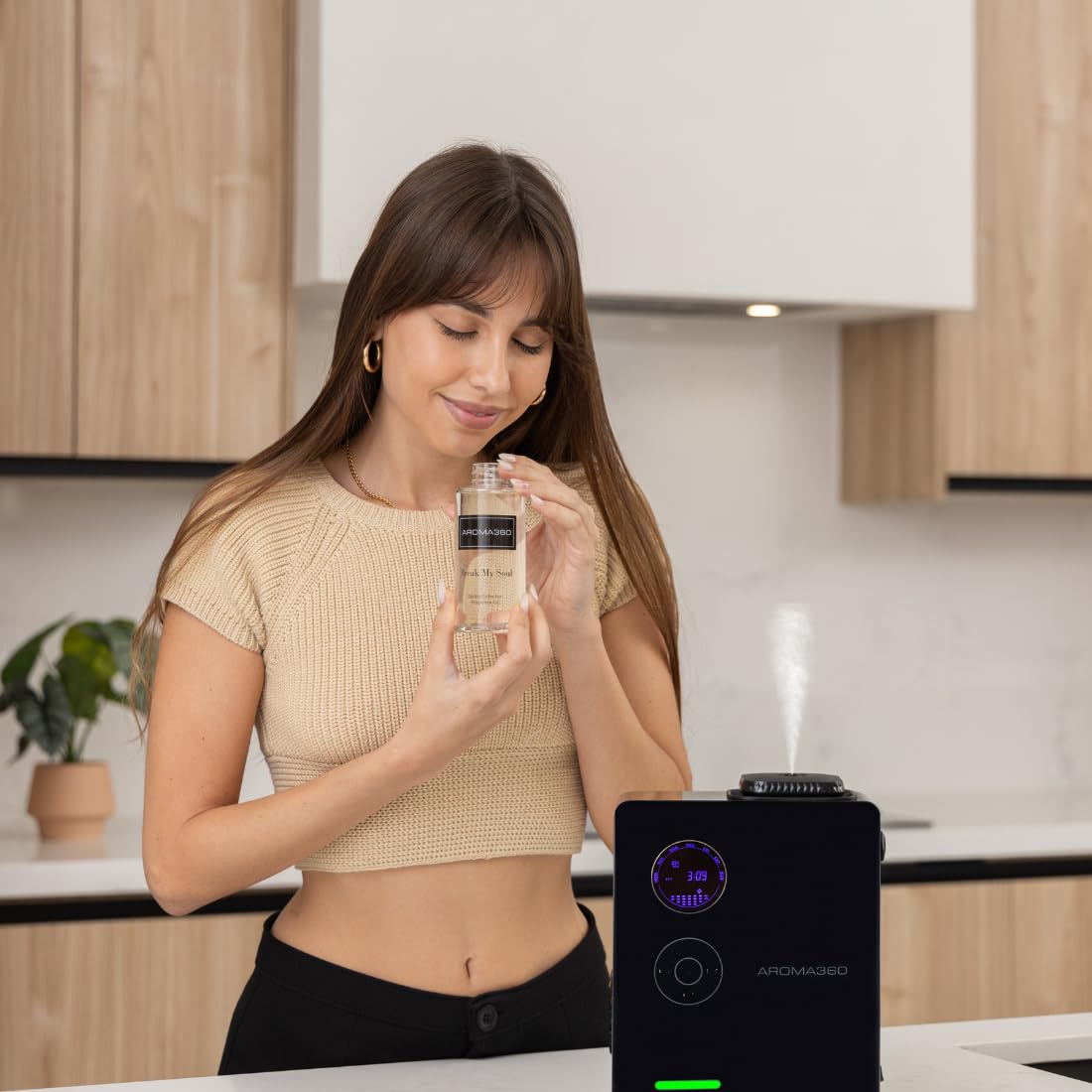 Aroma360 Hawaiian Sunset: difusión en habitación para un ambiente acogedor y duradero.