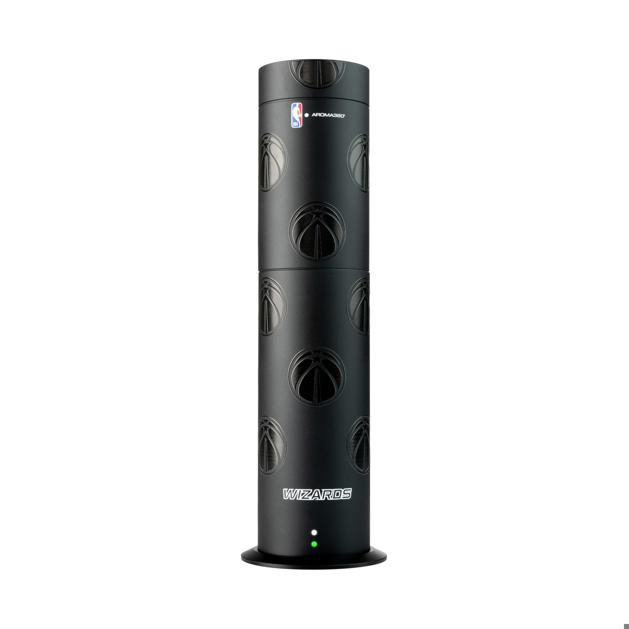 Aroma360 difusor con logo de NBA Washington Wizards, ideal para casa u oficina.