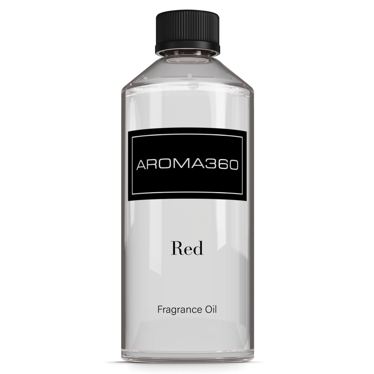 Aroma360 Rojo 500 ml detalle de la botella para un hogar elegante.