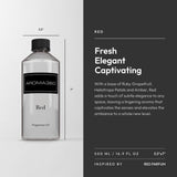Aroma360 Rojo 500 ml etiqueta de fragancia que inspira estilo.
