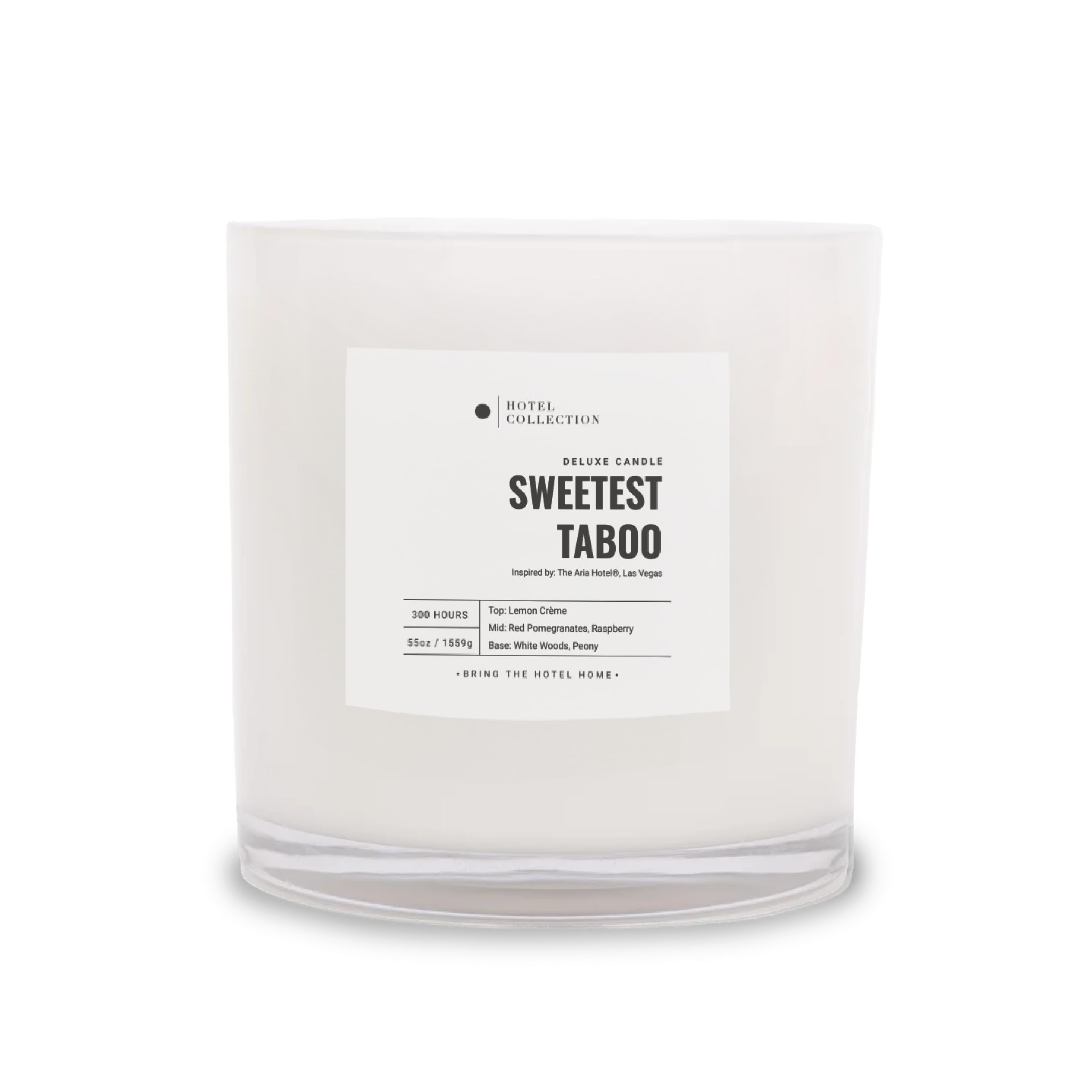 Aroma360 Sweetest Taboo vela grande, ambiente espacioso y fragancia duradera.