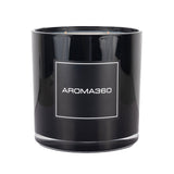 Aroma360 vela negra de cuatro mechas 55 oz para salones duraderos