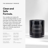 Aroma360 vela de 55 oz en envase negro, diseño premium para decoración
