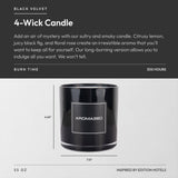 Aroma360 vela con notas medias de fresia y rosa para un toque elegante