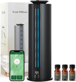 Aromadd difusor portátil con acabado cepillado para sala, ideal para ambientar la estancia