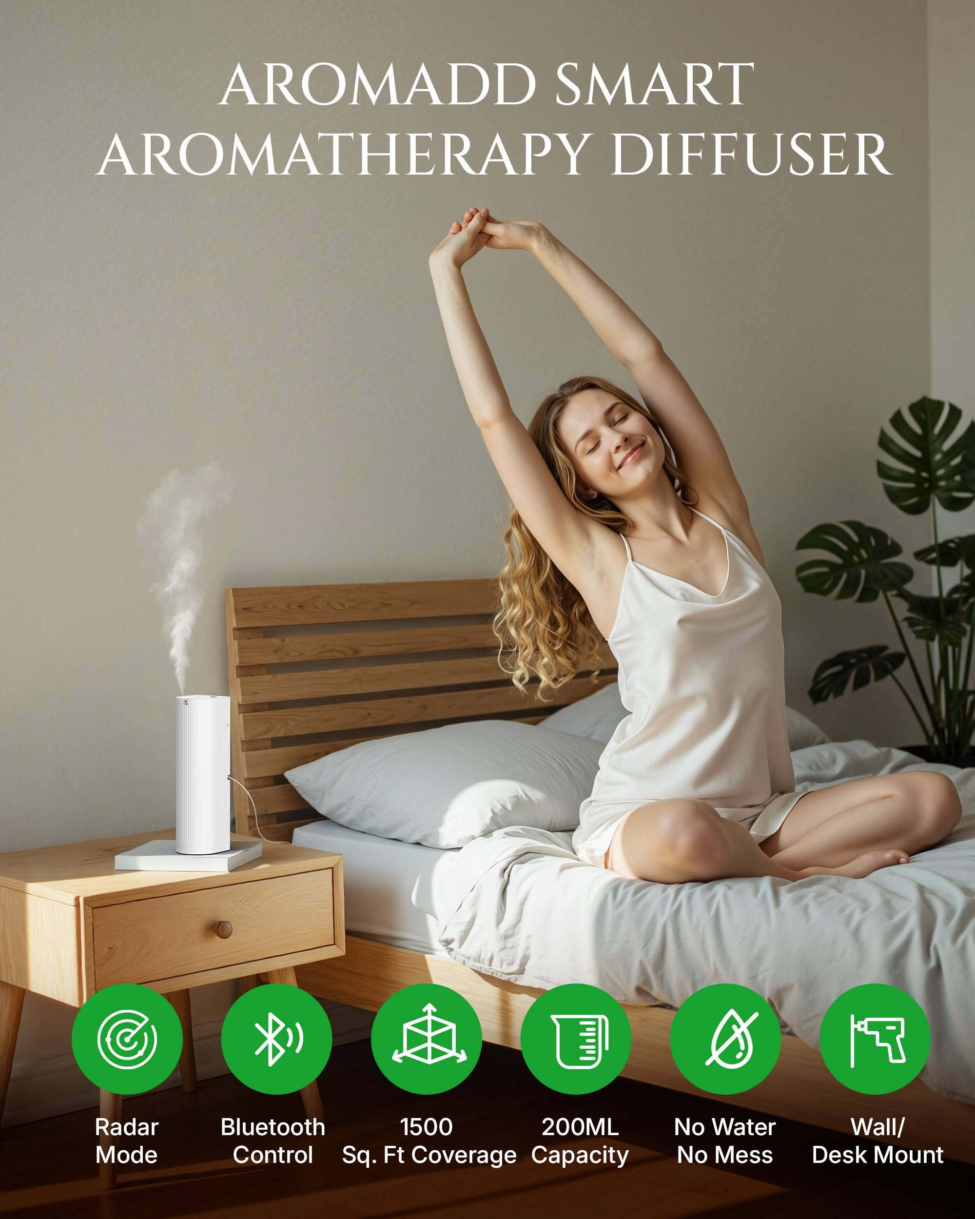 Kit de aceites premium 5×10 ml de Aromadd para comenzar aromaterapia