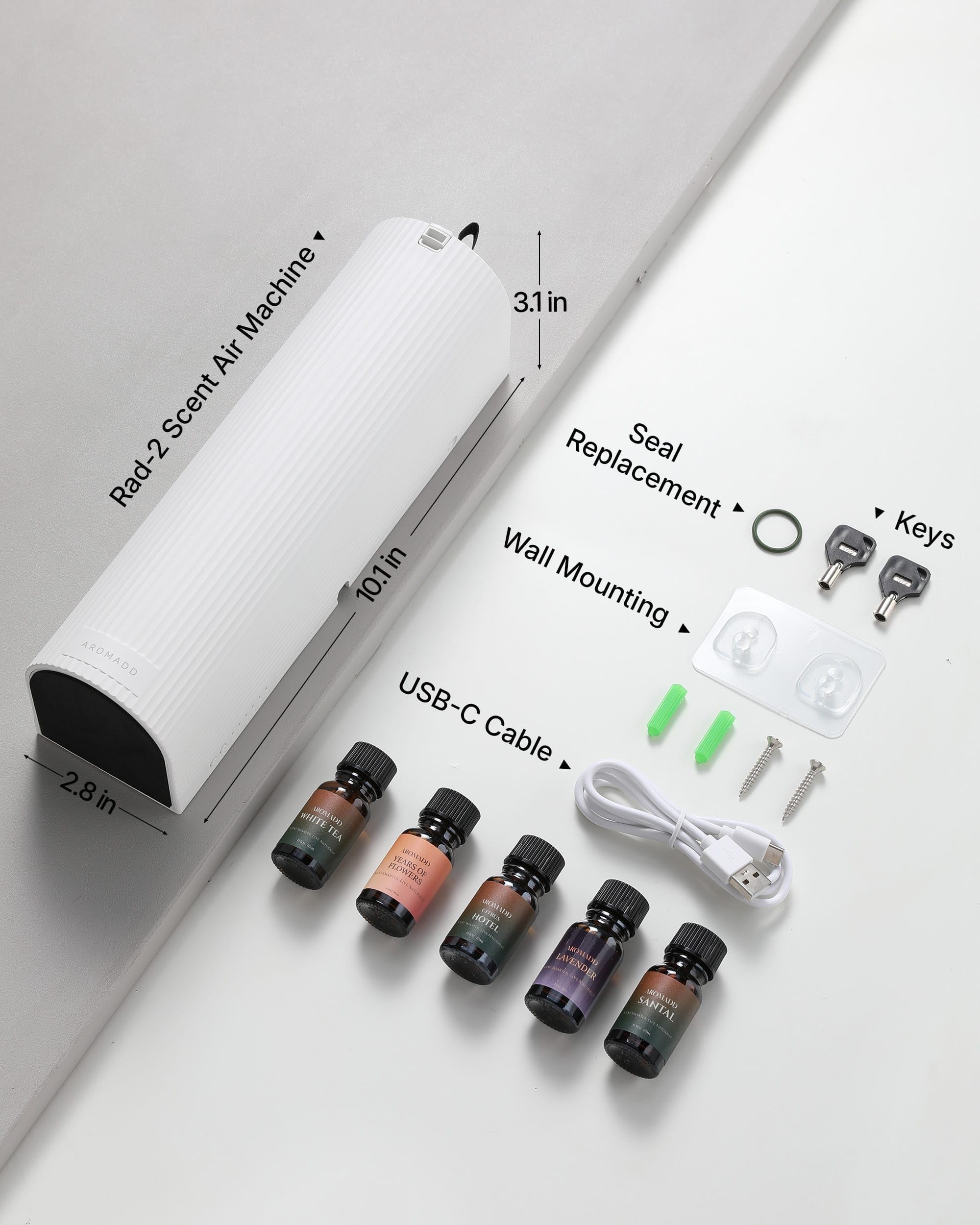 Kit de inicio Aromadd con aceites premium para expansión aromática