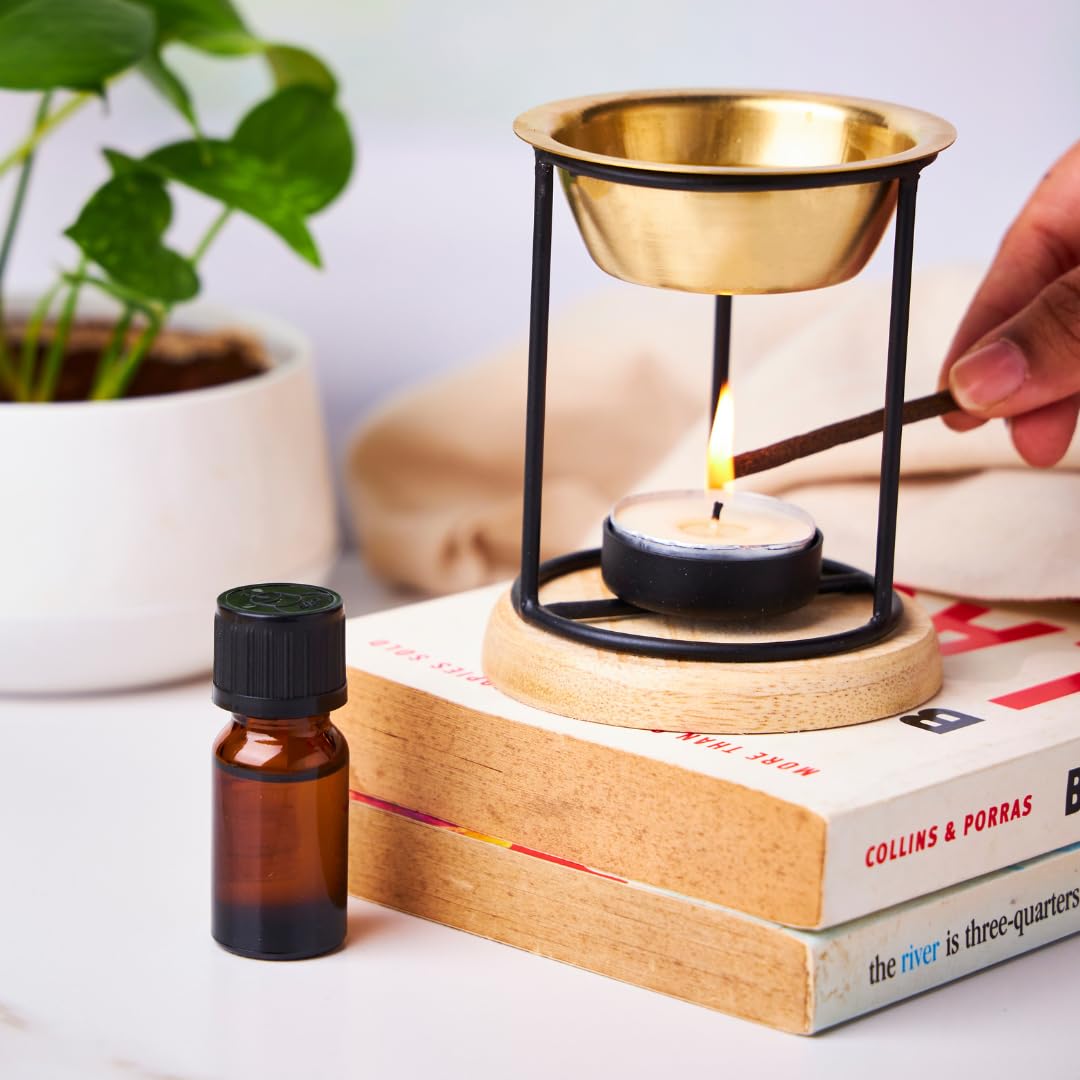 Aromafume base de madera para estabilidad y estilo en la mesa.
