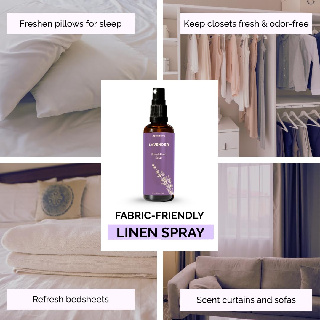 Aromafume Lavanda ambientador para sábanas, aporta frescura y tranquilidad