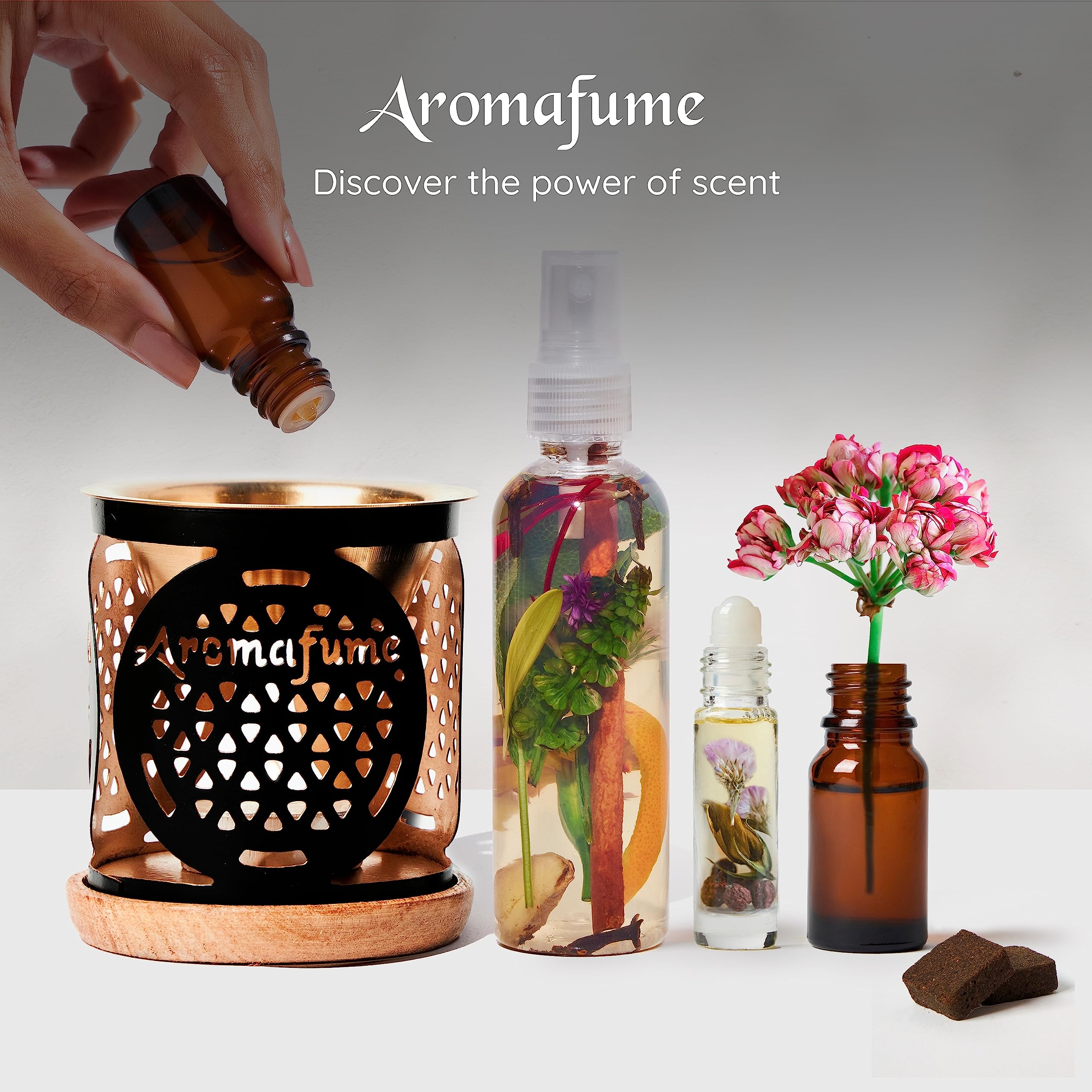 Aromafume pack de contenidos para un setup artesanal de fragancias.