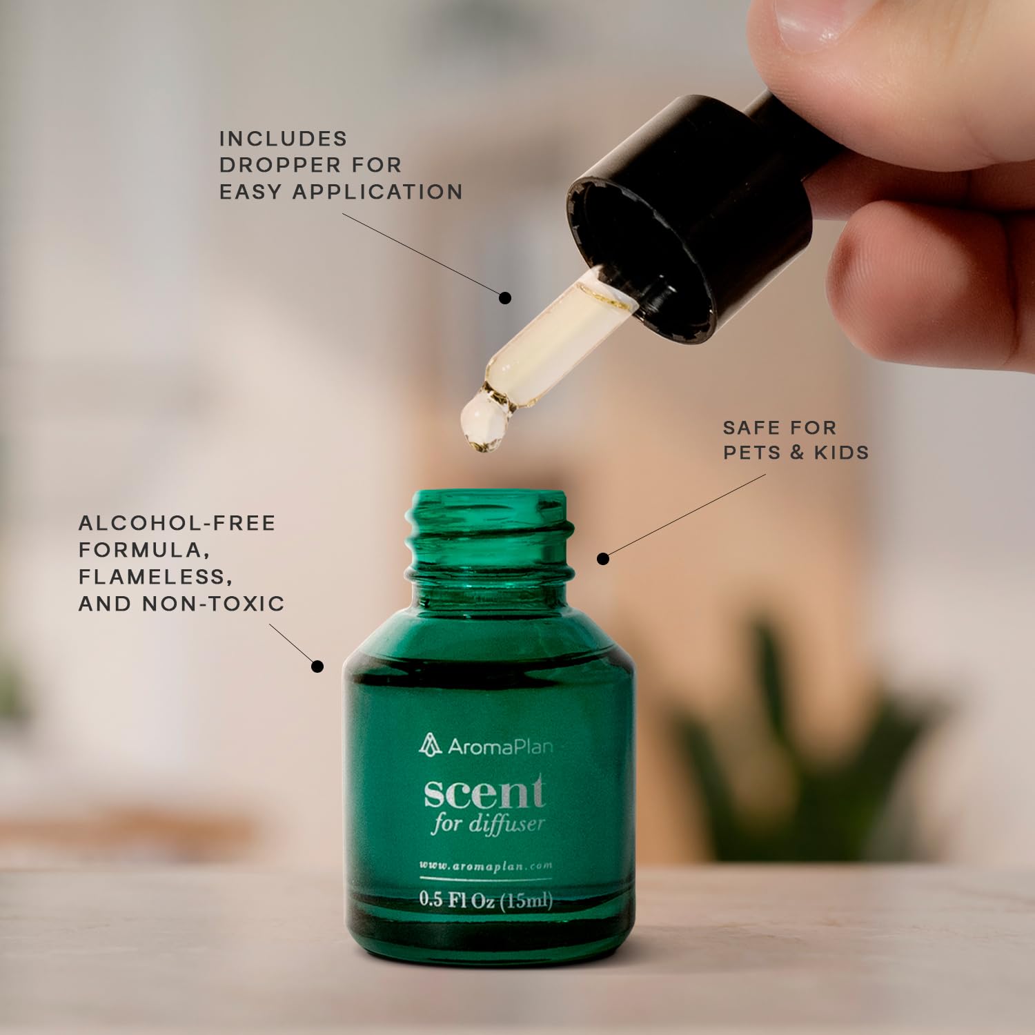 aromaplan: difusor de aceites con vidrio cristal para un aroma elegante