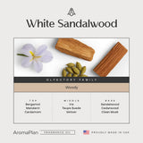 Aromaplan Aceite Sandalo Blanco, difusor de aire frio para espacios sin agua.