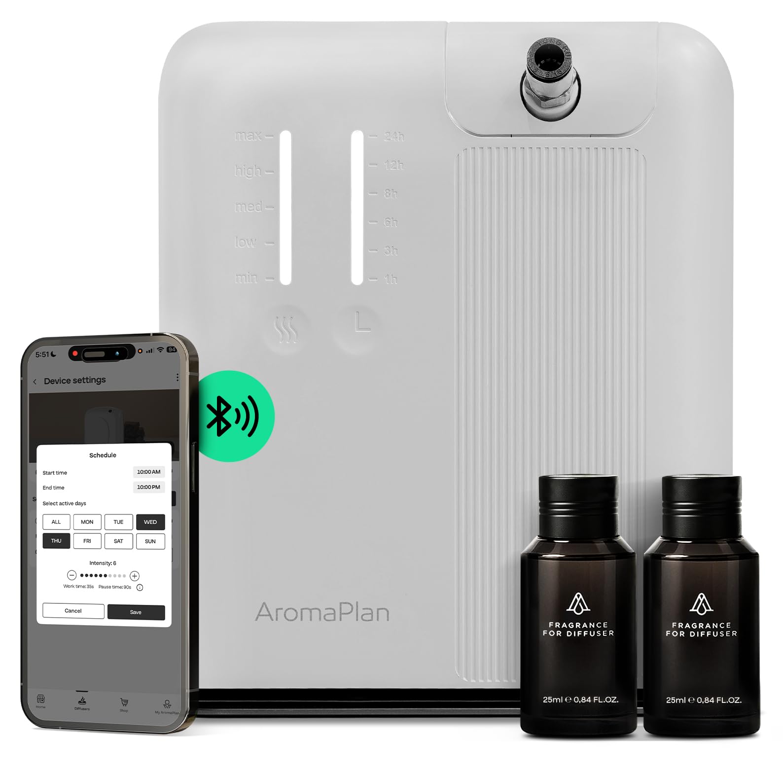 AROMAPLAN Colección 5 Estrellas: difusor de aire frío para un ambiente de lujo en casa