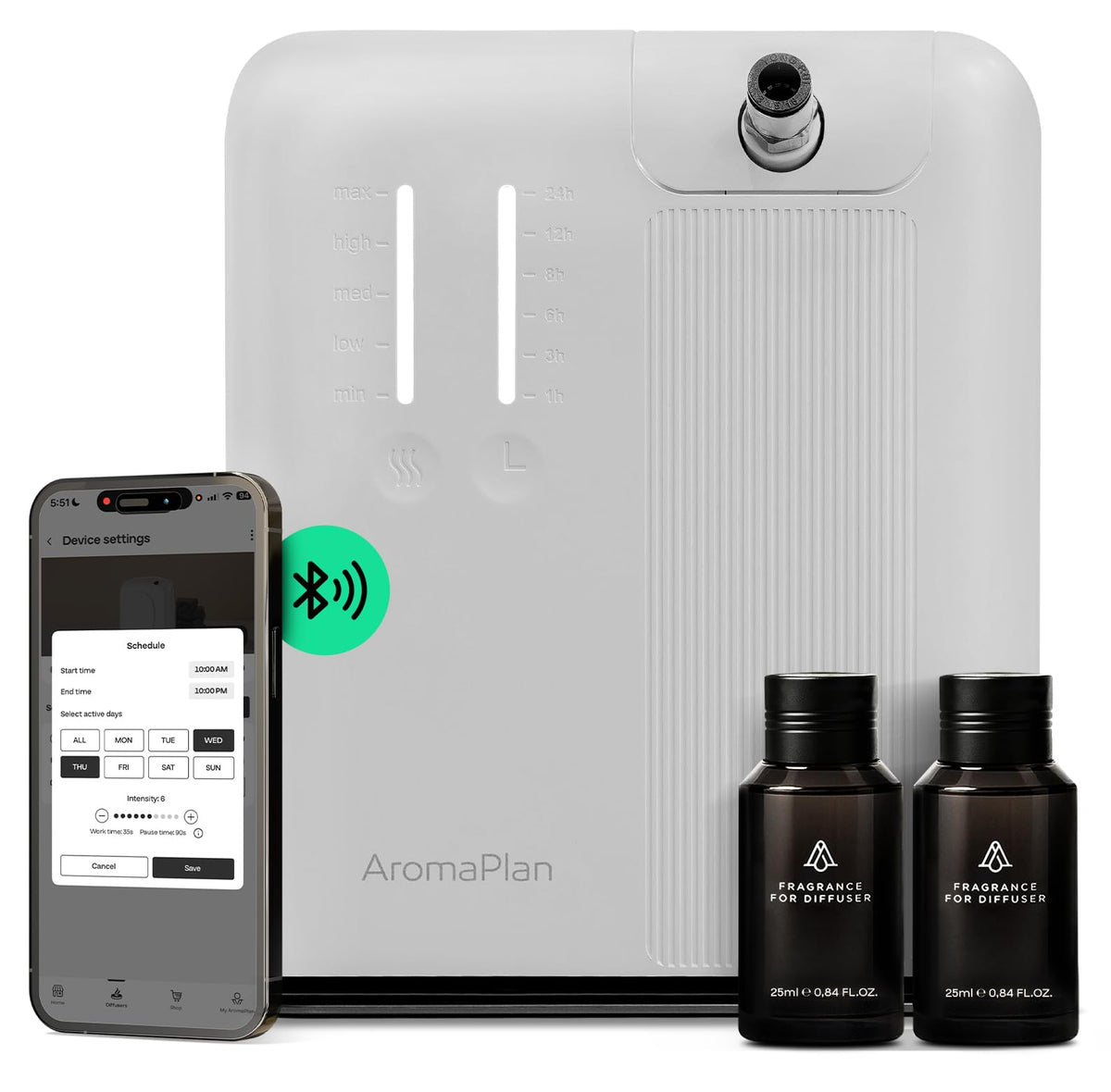 AROMAPLAN Colección 5 Estrellas: difusor de aire frío para un ambiente de lujo en casa