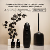 Fragancias Dubai y 24 Knights de AromaPlan para un ambiente sofisticado.