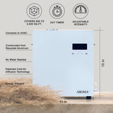 AromaPro, control Bluetooth para ajustar intensidad y horarios desde tu móvil.