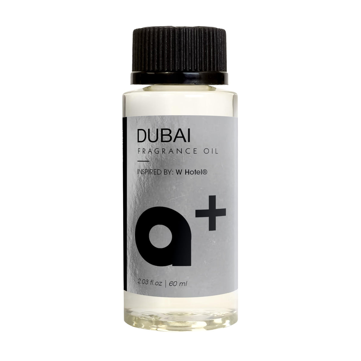 Frasco Aromar+ con fragancia Dubai para espacios elegantes y duraderos.