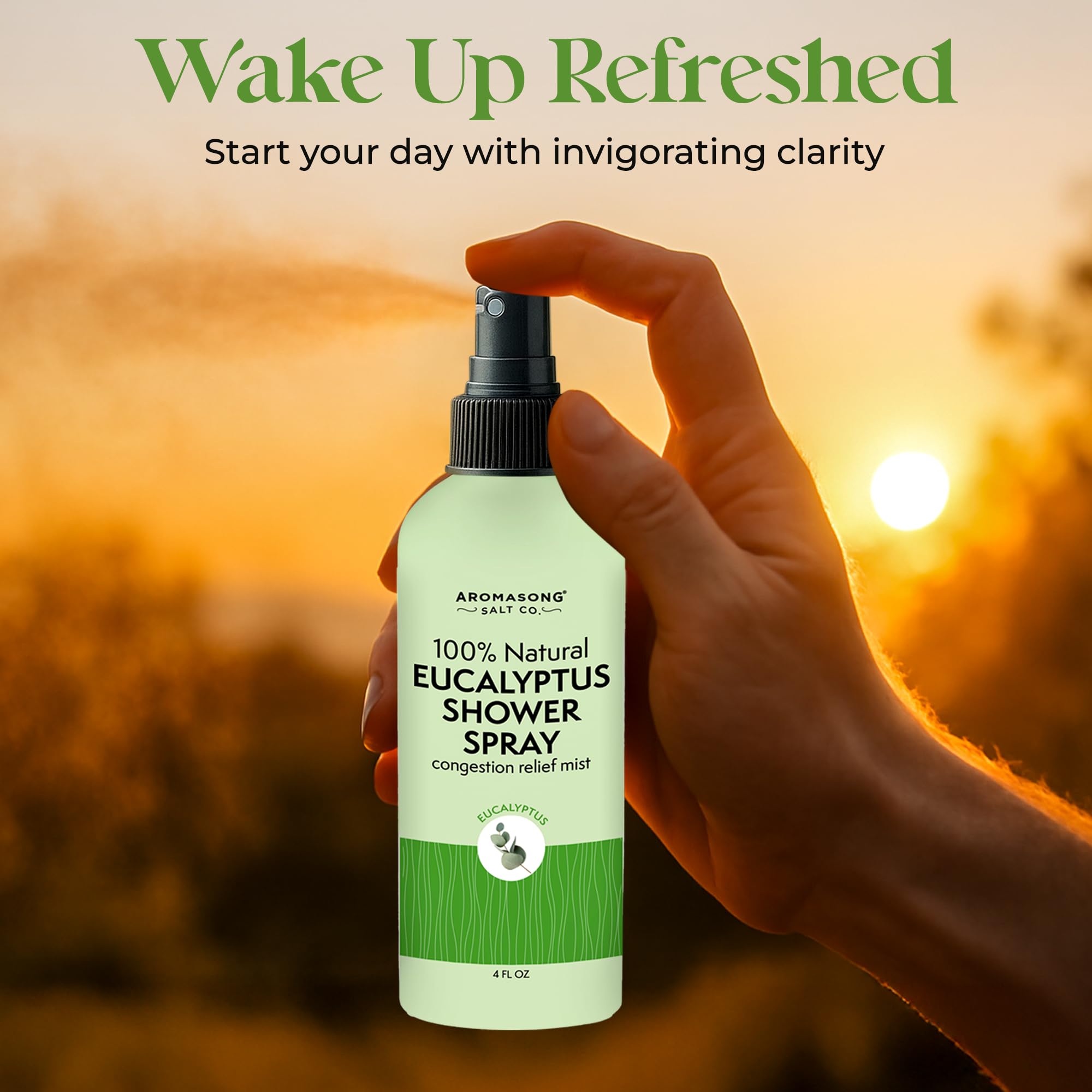 Aromasong botella 118 ml eucalipto puro para ducha