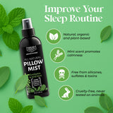 Aromasong spray relajante para noche, ambiente suave alrededor de la cama.