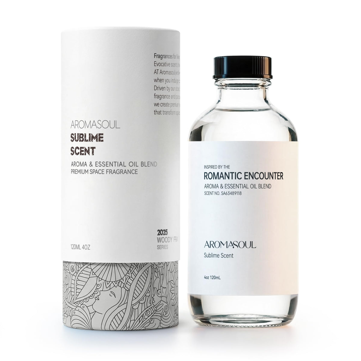 AROMASOUL Encuentro Romántico, botella-vertido para atmósfera íntima en casa.