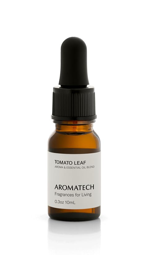 AromaTech hojas-tomate frasco aceite: aroma fresco para ambientar el hogar.