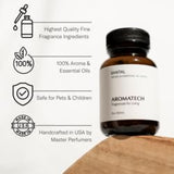 Notas de Té Blanco Bambú Jazmín de AromaTech en etiqueta elegante.
