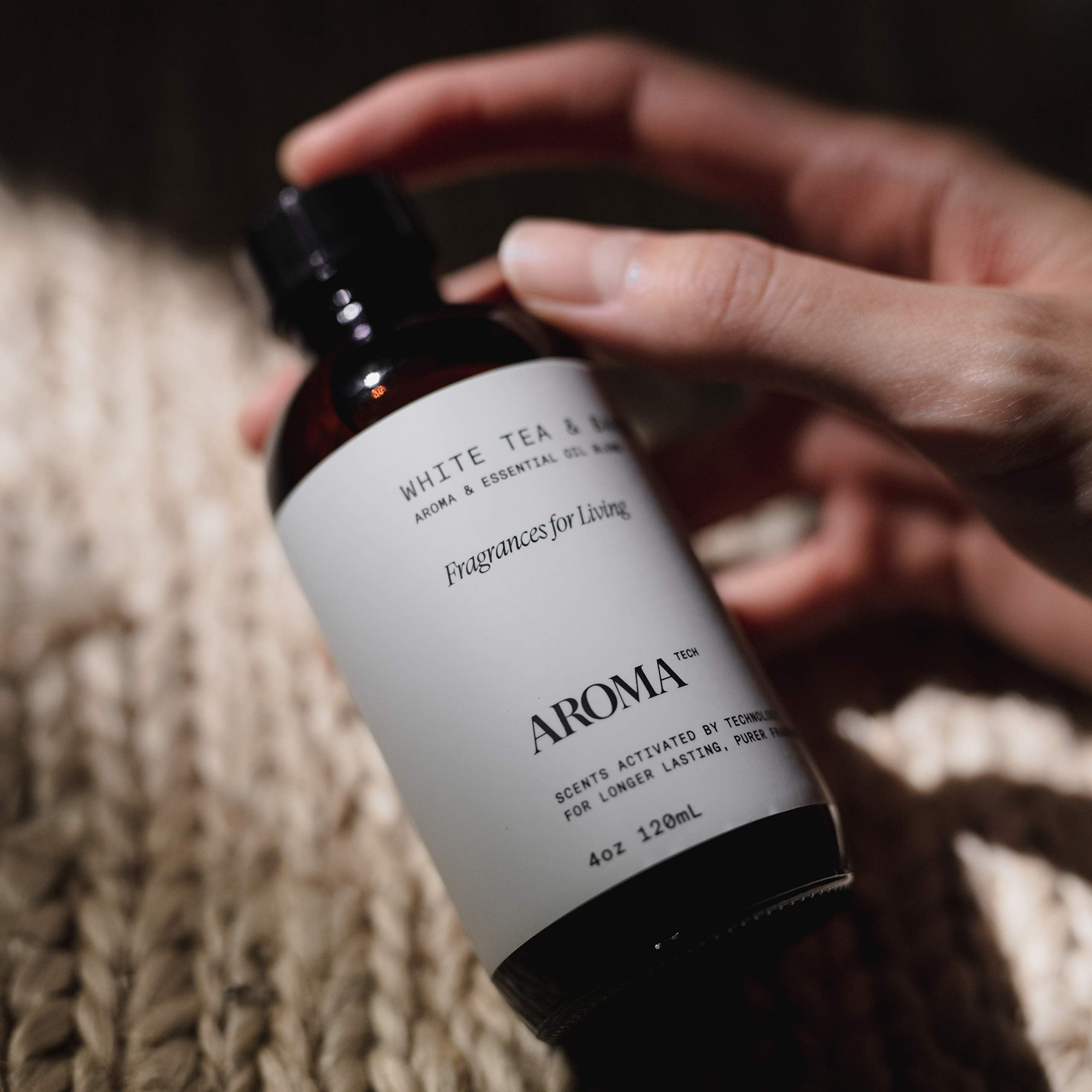 AromaTech Té Blanco Bambú: fragancia elegante para la mesa y la habitación.